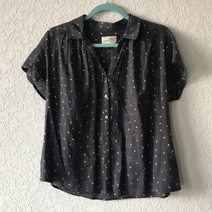 Button Up Polka Dot blouse